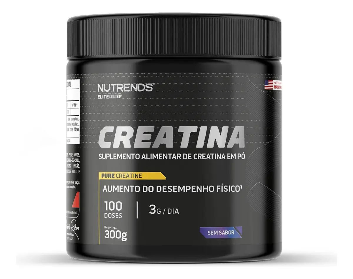 Creatina 100% Pura Sem Sabor 300g