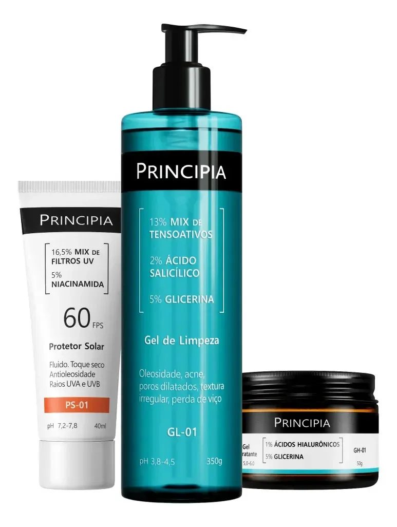 Principia Kit Completo Para Pele Oleosa Com Fps 60