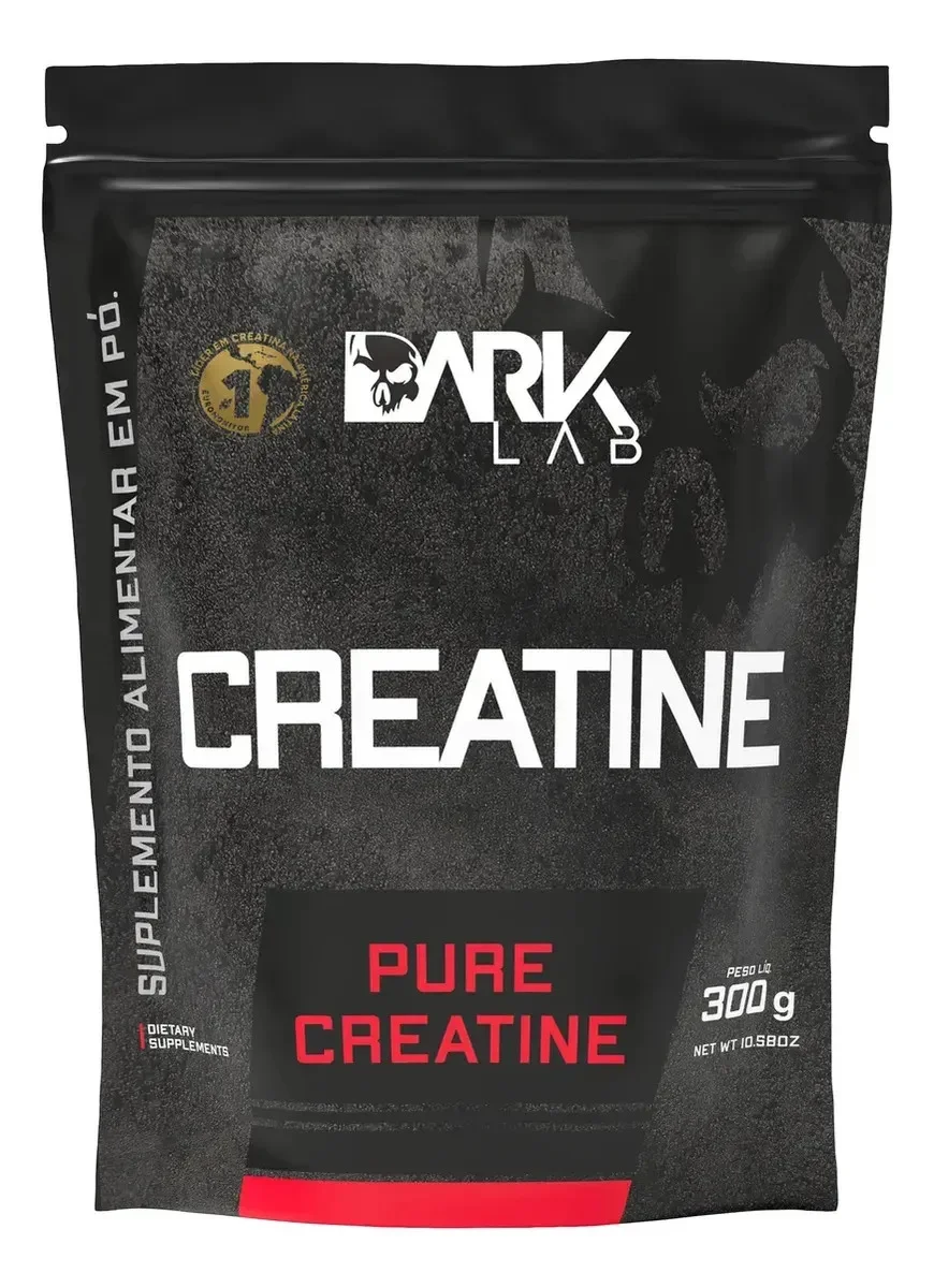 Creatina 300g Monohidratada Dark Lab Refil Sem Sabor