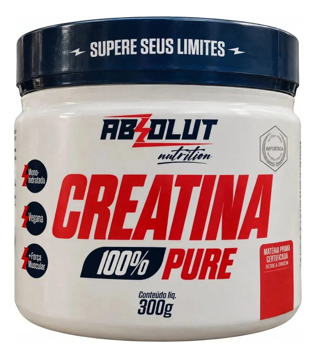 Creatina 100% Pura Monohidratada 300g Absolut